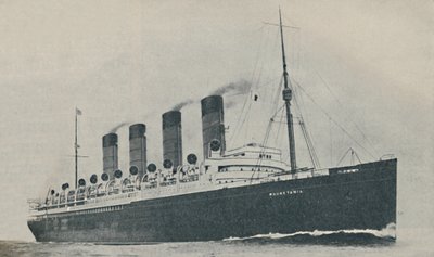 Triumfální po dvacet let. Mauretania, postavený v roce 1907, c1927, 1936 od Unbekannt