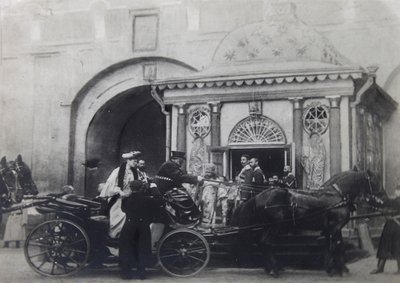 Carina Alexandra Fjodorovna na návštěvě Iberské kaple, Moskva, Rusko, 1900 od Unbekannt