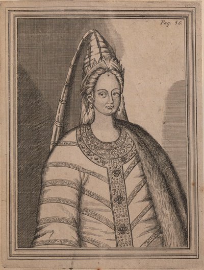 Carina Irina Godunova 1557-1603, manželka ruského cara Feodora I. od Unbekannt