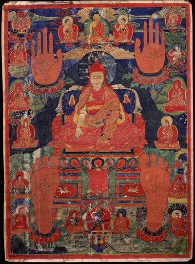 Tsuglag Gjatso, třetí Pawo Rinpočhe (asi 1567-1630) od Unbekannt