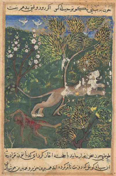 Tuti-Nama Příběhy papouška: Příběh XXIX, c. 1560. od Unbekannt