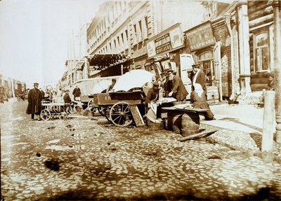 Tverskaya-Yamskaya Street, Moskva, Rusko, 1911 od Unbekannt