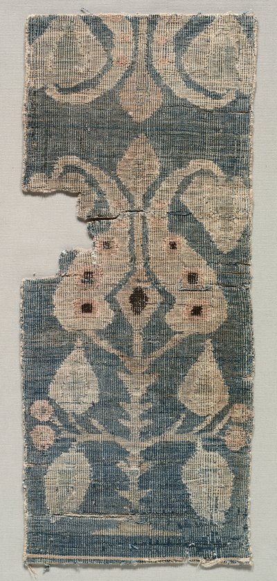 Fragment dvoustranného koberce, 11. století. od Unbekannt