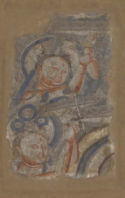 Dva bódhisattvové, ca. 6.-7. století. od Unbekannt