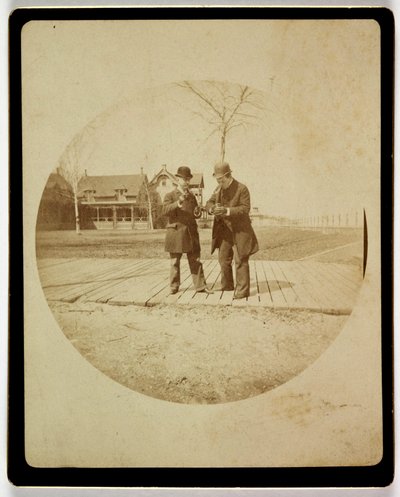 „Dva muži na promenádě“, verze 1890 od Unbekannt