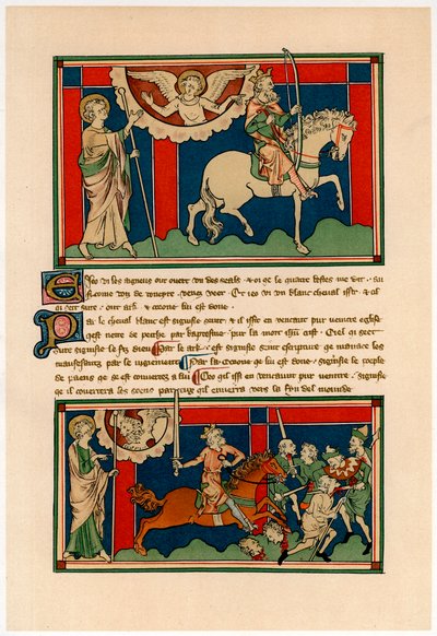 Dva z jezdců apokalypsy, počátek 14. století od Unbekannt