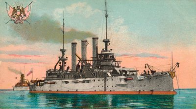 Americká bitevní loď Missouri, c1908 od Unbekannt