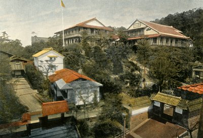 Un Hotel A Kioto, Hotel v Kjótu, 1900. od Unbekannt