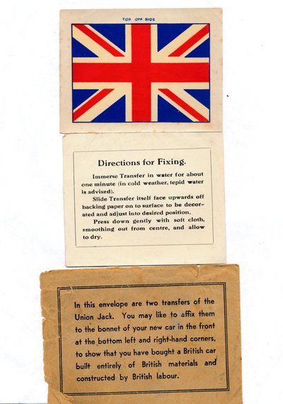 Union Jack převody aut, c1960 od Unbekannt