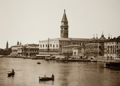 Bez názvu 99, c. 1890. [Dóžecí palác a Canal Grande, Benátky]. od Unbekannt