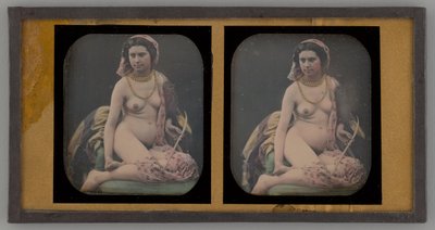 Portrét nahé ženy bez názvu, 1855. od Unbekannt