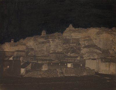 Bez názvu, [budovy, možná archeologické naleziště], 60. léta 19. století. od Unbekannt