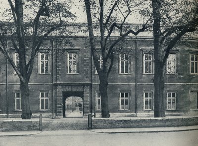 Horní škola, pohled do školního dvora, 1926 od Unbekannt