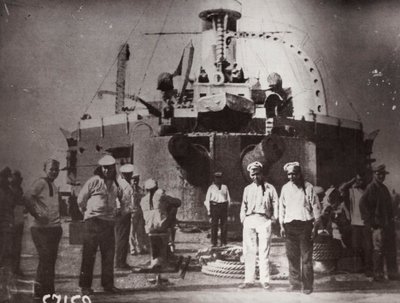 Povstání na bitevní lodi Potěmkin, Constanta, Rumunsko, 1905 od Unbekannt