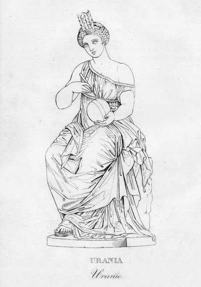 Urania Uranie, c1850 od Unbekannt