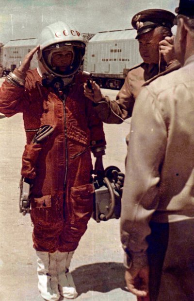 Valentina Těreškovová, ruský kosmonaut, kosmodrom Bajkonur, SSSR, 16. června 1963 od Unbekannt