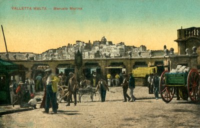 Valletta Malta – Mercato Marina, c1918-c 1939. od Unbekannt