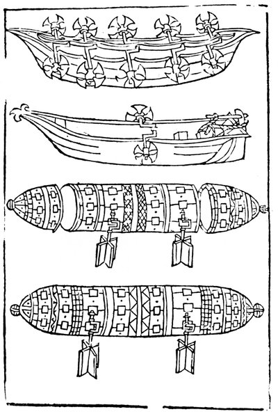 Různé formy šlapadel pro použití ve válce, 1483 od Unbekannt