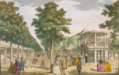 Vauxhall Gardens, Lambeth, 18. století od Unbekannt