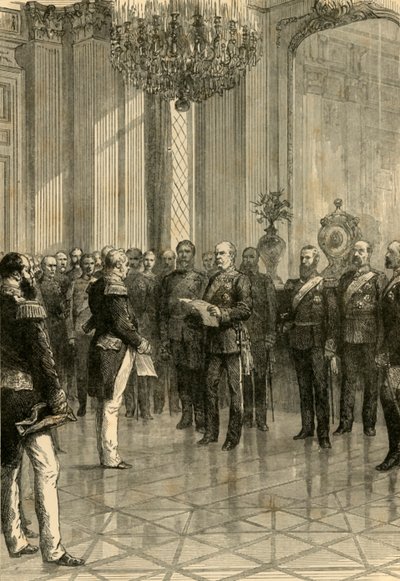 Versailles, 1871: Prohlášení krále Viléma německým císařem, 1890. od Unbekannt