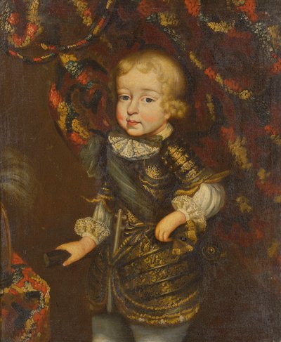 Victor Amadeus I 1587-1637, vévoda Savojský, jako nemluvně, 17. století. od Unbekannt