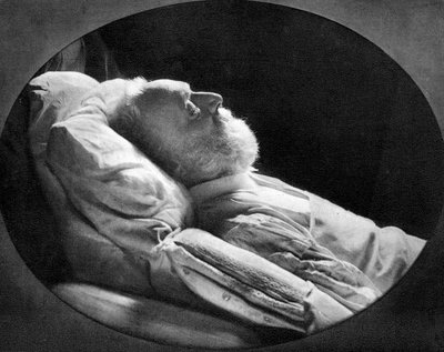 Victor Hugo, francouzský spisovatel, na smrtelné posteli, 22. května 1885 od Unbekannt