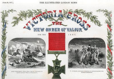 Victoria Cross , britské ocenění za statečnost, 1857 od Unbekannt