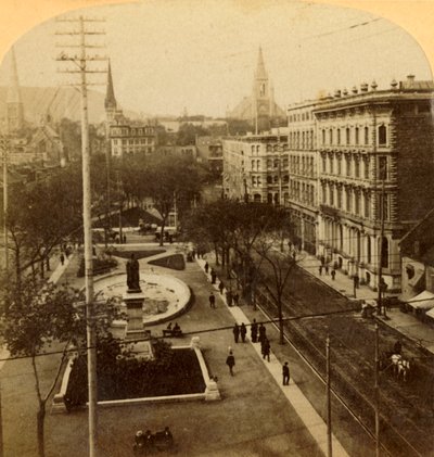 Victoria Square, Montreal, Kanada, 1904. od Unbekannt