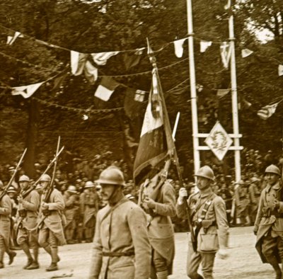 Přehlídka vítězství, 1918 od Unbekannt