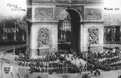 Přehlídka vítězství, Paříž, 14. července 1919 od Unbekannt
