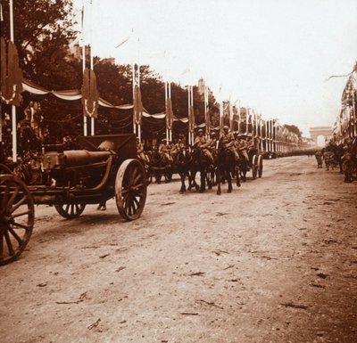 Přehlídka vítězství, Paříž, Francie, c1918-c1919 od Unbekannt