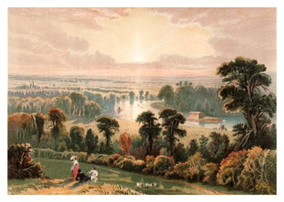 Pohled z Richmond Hill, 1880 od Unbekannt