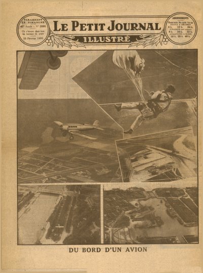 Pohled z paluby letadla, 1931. od Unbekannt
