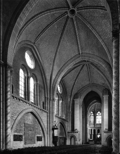 Pohled z hlavní lodi - Kostel Notre Dame de la Couture (Notre-Dame de la Couture) - 12.-13. století Le Mans (Sarthe) od Unbekannt