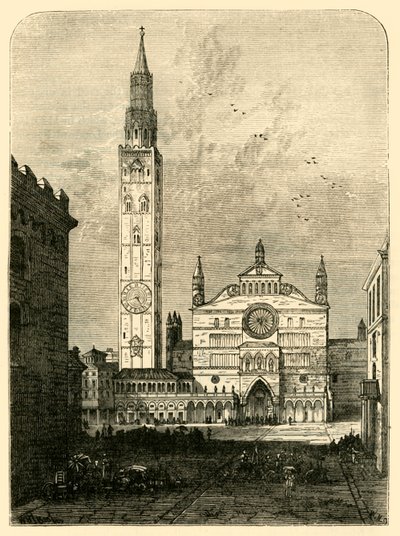 Pohled v Cremoně, 1890. od Unbekannt