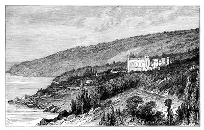 Pohled na Krymu: Palác Woronzow, Alupka, Ukrajina, c1888 od Unbekannt