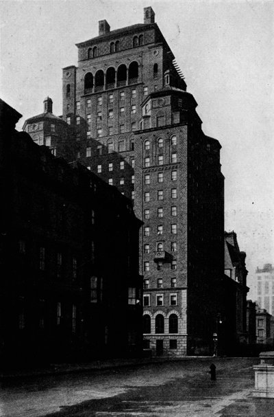 Pohled na jih na Madison Avenue v budově bratrských klubů, New York City, 1924 od Unbekannt