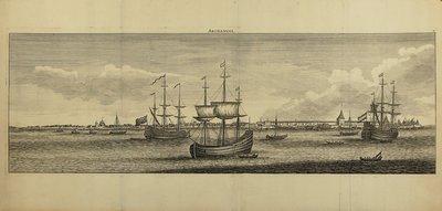 Pohled na Archangelsk, cca 1770 od Unbekannt
