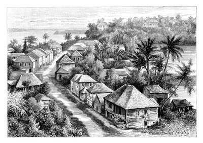Pohled na Basse-Terre, Guadeloupe, c1890 od Unbekannt