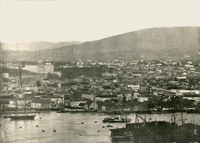 Pohled na Christiania, Oslo, Norsko, 1895. od Unbekannt