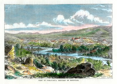 Pohled na Comayagua, Hondurasská republika, c1880 od Unbekannt