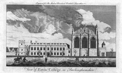 Pohled na Eaton-College, v Buckinghamshire, c1779. od Unbekannt