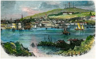 Pohled na Halifax, Nova Scotia, c1870 od Unbekannt