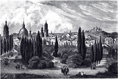 Pohled na Lemberg, cca 1845 od Unbekannt