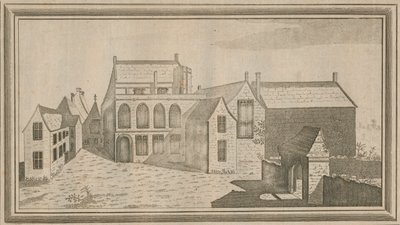 Pohled na Minster Lovel Priory v hrabství Oxford, 1784 od Unbekannt