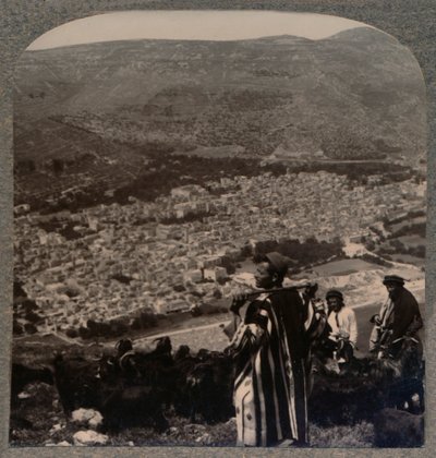 Pohled na Nábulus, c1900 od Unbekannt