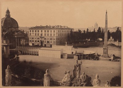 Pohled na Řím, c. 1860. od Unbekannt