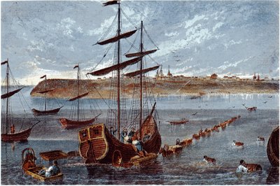Pohled na Taganrog, c. 1840 od Unbekannt