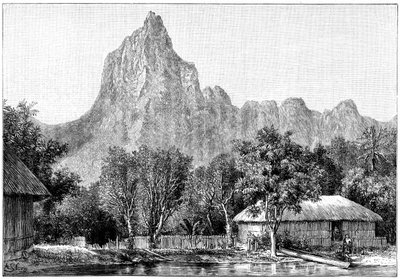 Pohled na Tahiti, 1898 od Unbekannt