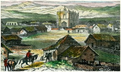 Pohled na Tiahuanaco, poblíž jezera Titicaca, Bolívie, c1880 od Unbekannt